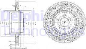 Delphi BG3917 - Тормозной диск autospares.lv