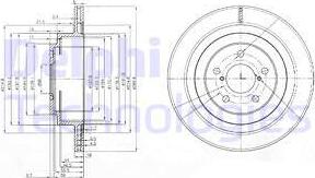 Delphi BG3931 - Тормозной диск autospares.lv