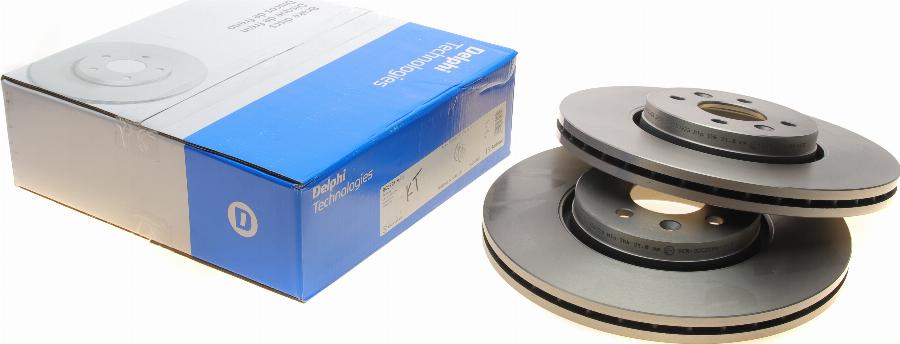 Delphi BG3929 - Тормозной диск autospares.lv