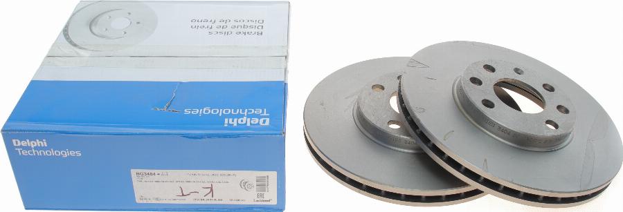 Delphi BG3404 - Тормозной диск autospares.lv