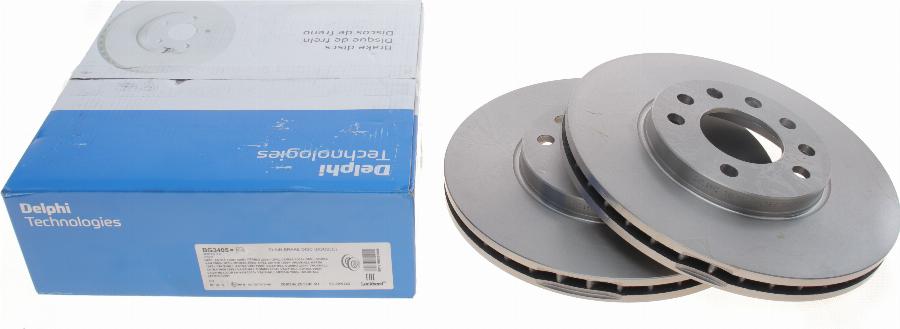 Delphi BG3405 - Тормозной диск autospares.lv