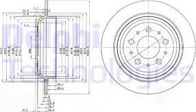 Delphi BG3419 - Тормозной диск autospares.lv