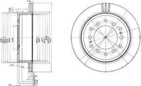 RIDER RD.2625.DF4484 - Тормозной диск autospares.lv