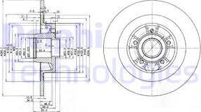 Delphi BG3686 - Тормозной диск autospares.lv