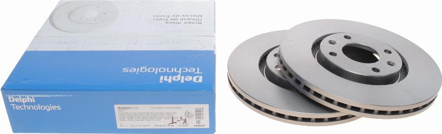 Delphi BG3622 - Тормозной диск autospares.lv