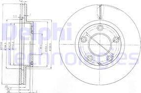 Delphi BG3085 - Тормозной диск autospares.lv