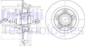 Delphi BG3086 - Тормозной диск autospares.lv