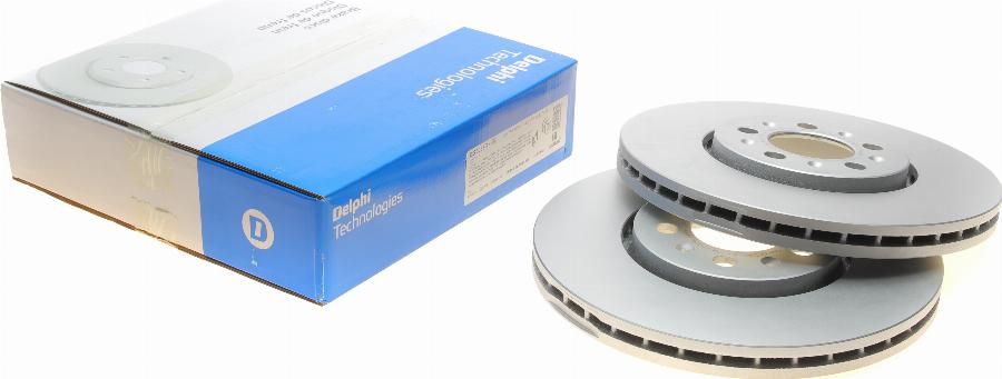 Delphi BG3035-C - Тормозной диск autospares.lv