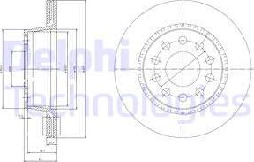 Delphi BG3031 - Тормозной диск autospares.lv