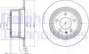 Delphi BG3038 - Тормозной диск autospares.lv