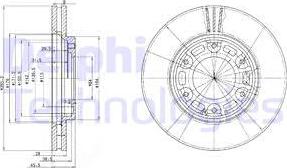 Delphi BG3193 - Тормозной диск autospares.lv