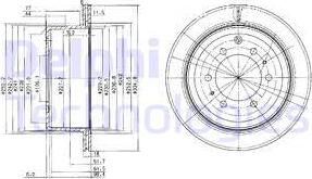 Delphi BG3188 - Тормозной диск autospares.lv