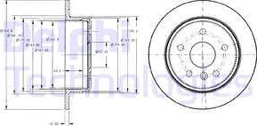 Delphi BG3178 - Тормозной диск autospares.lv