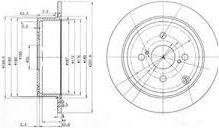 BENDIX 522040 - Тормозной диск autospares.lv