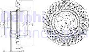 Delphi BG3882 - Тормозной диск autospares.lv