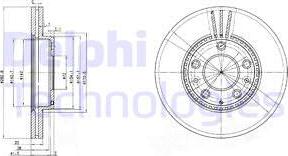 Delphi BG3874 - Тормозной диск autospares.lv