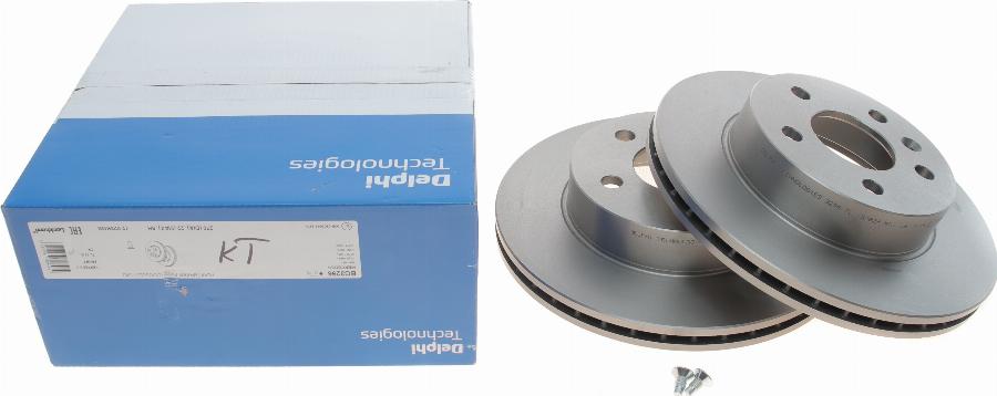 Delphi BG3296 - Тормозной диск autospares.lv