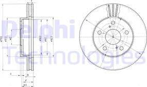 Delphi BG2906 - Тормозной диск autospares.lv