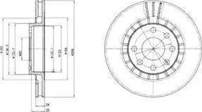 Parts-Mall HCCC-003 - Тормозной диск autospares.lv