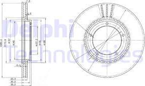 Delphi BG2692 - Тормозной диск autospares.lv