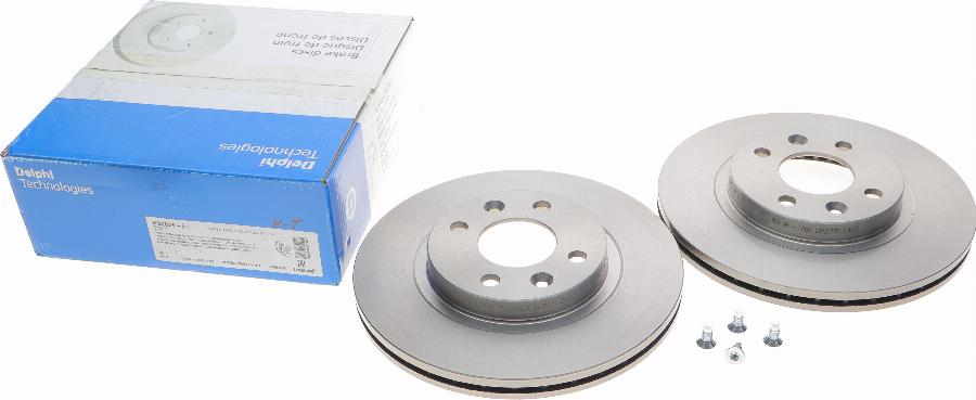 Delphi BG2625 - Тормозной диск autospares.lv