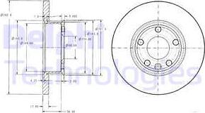 Delphi BG2898 - Тормозной диск autospares.lv