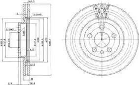 BOSCH 986478812 - Тормозной диск autospares.lv