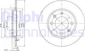 SEBRO 52 36 - Тормозной диск autospares.lv