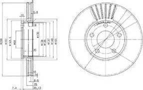 Valeo 186271 - Тормозной диск autospares.lv