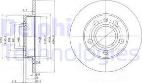 Delphi BG2753 - Тормозной диск autospares.lv