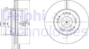 Delphi BG2765 - Тормозной диск autospares.lv