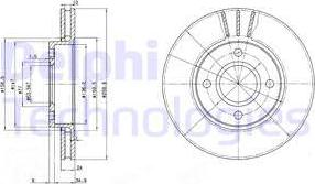 Delphi BG2780 - Тормозной диск autospares.lv