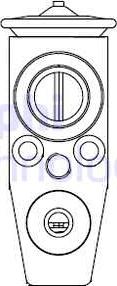 Delphi CB1011V - Расширительный клапан, кондиционер autospares.lv