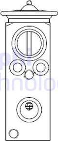 Delphi CB1012V - Расширительный клапан, кондиционер autospares.lv