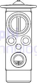 Delphi CB1024V - Расширительный клапан, кондиционер autospares.lv