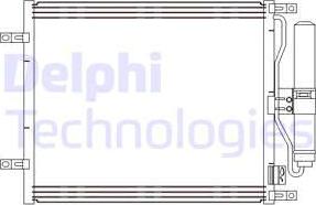 Delphi CF20245 - Конденсатор кондиционера autospares.lv