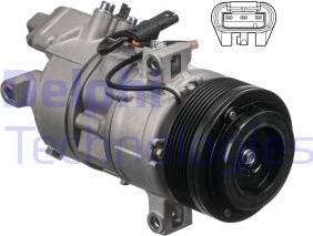 Delphi CS20498 - Компрессор кондиционера autospares.lv