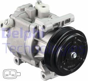 Delphi CS20403 - Компрессор кондиционера autospares.lv