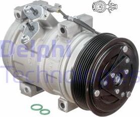 Delphi CS20418 - Компрессор кондиционера autospares.lv