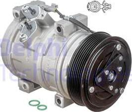 Delphi CS20418 - Компрессор кондиционера autospares.lv