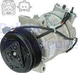 Delphi CS20477 - Компрессор кондиционера autospares.lv