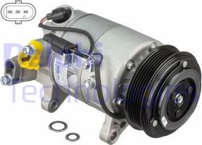 Delphi CS20535 - Компрессор кондиционера autospares.lv