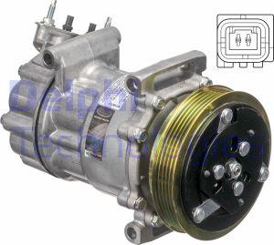 Delphi CS20538 - Компрессор кондиционера autospares.lv