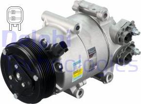 Delphi CS20323 - Компрессор кондиционера autospares.lv