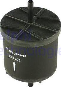 Delphi EFP203 - Топливный фильтр autospares.lv