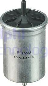 Delphi EFP238 - Топливный фильтр autospares.lv