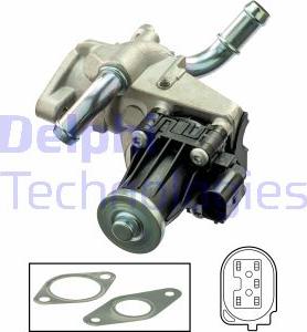 Delphi EG10551-12B1 - Клапан возврата ОГ autospares.lv