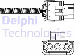 Delphi ES10996-12B1 - Лямбда-зонд, датчик кислорода autospares.lv