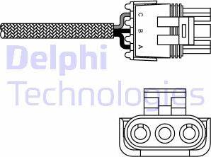 Delphi ES10990-12B1 - Лямбда-зонд, датчик кислорода autospares.lv