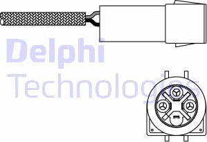 Delphi ES10993-12B1 - Лямбда-зонд, датчик кислорода autospares.lv